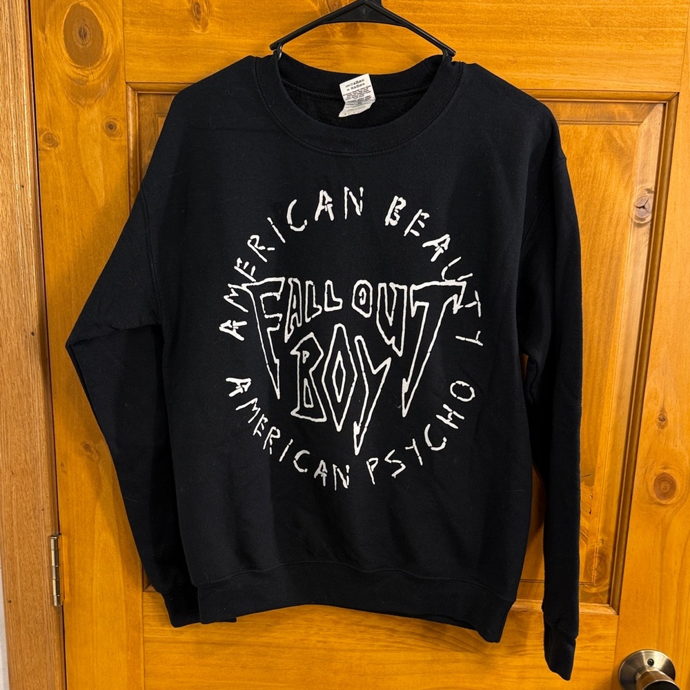 Fall Out Boy Navy & White Sweatshirt